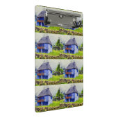 Mini Porte-bloc Peinture de maison bleue (Incliné)