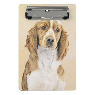Mini Porte-bloc Peinture d'espagnol Welsh Springer - Art original 