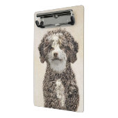 Mini Porte-bloc Peinture espagnole de chien d'eau - jolie art orig (Angle2)