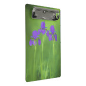Mini Porte-bloc Peinture Iris Violet - Art Fleur Originale (Incliné)