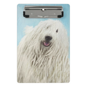 Mini Porte-bloc Peinture Komondor - Cute Original Chien Art
