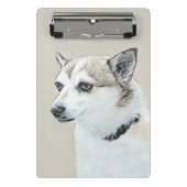 Mini Porte-bloc Peinture norvégienne Lundehund - Art original chie (Devant)