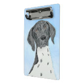 Mini Porte-bloc Peinture pointeur germanique - Art original (Angle2)