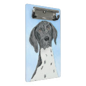 Mini Porte-bloc Peinture pointeur germanique - Art original (Incliné)