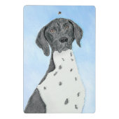 Mini Porte-bloc Peinture pointeur germanique - Art original (Dos)