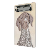 Mini Porte-bloc Peinture pointeur germanique - Art original (Angle2)