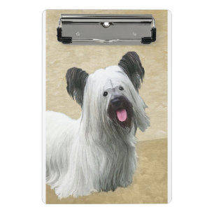 Mini Porte-bloc Peinture Skye Terrier - Cute Original Chien Art