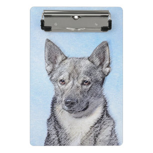 Mini Porte-bloc Peinture Suédoise Vallhund - Cute Original Chien A