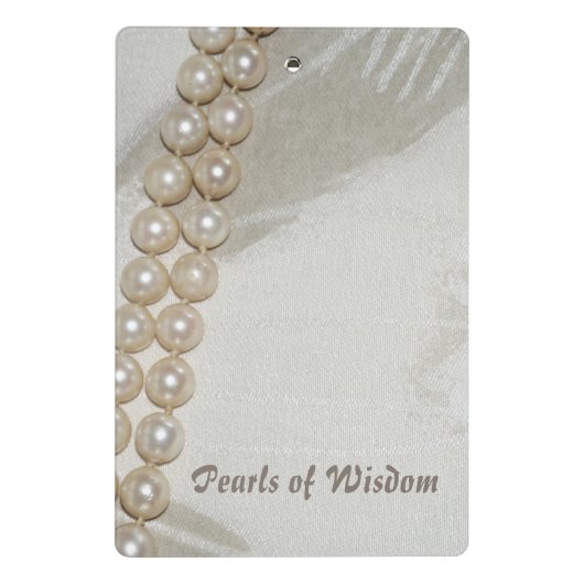 Mini Porte-bloc Perles de sagesse élégantes (Dos)