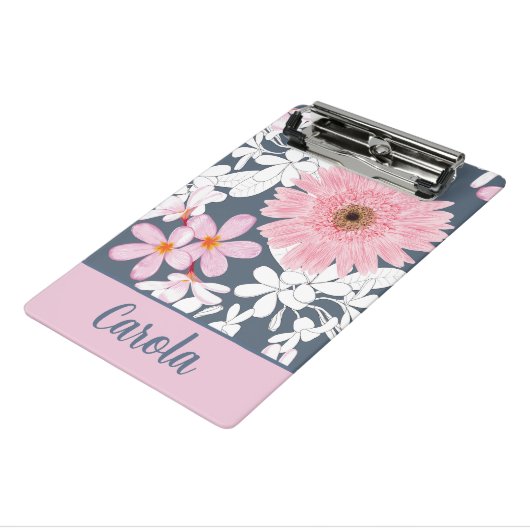 Mini Porte-bloc Personalized Blush Floral Planner (Angle3)