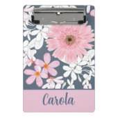 Mini Porte-bloc Personalized Blush Floral Planner (Devant)