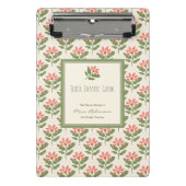 Mini Porte-bloc Personalized Floral Teacher Planner (Devant)