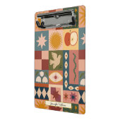Mini Porte-bloc Personnalisé Bohème Céleste Patchwork Mystique (Angle2)