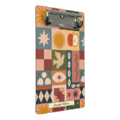 Mini Porte-bloc Personnalisé Bohème Céleste Patchwork Mystique (Incliné)