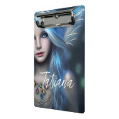 Mini Porte-bloc Personnalisée Ethérée Mysmique Fée Bleue (Angle2)