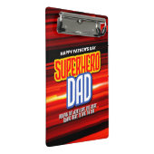 Mini Porte-bloc Personnaliser SuperHero Papa (Incliné)