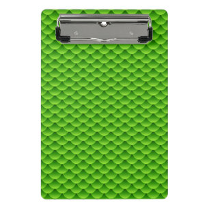 Mini Porte-bloc Petit motif vert d'échelle de poissons