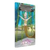 Mini Porte-bloc Petite fille Imaginaire mignonne, Océan Bleu (Incliné)