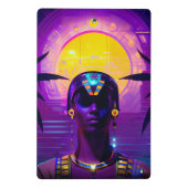 Mini Porte-bloc Pharaon Synthwave (Dos)