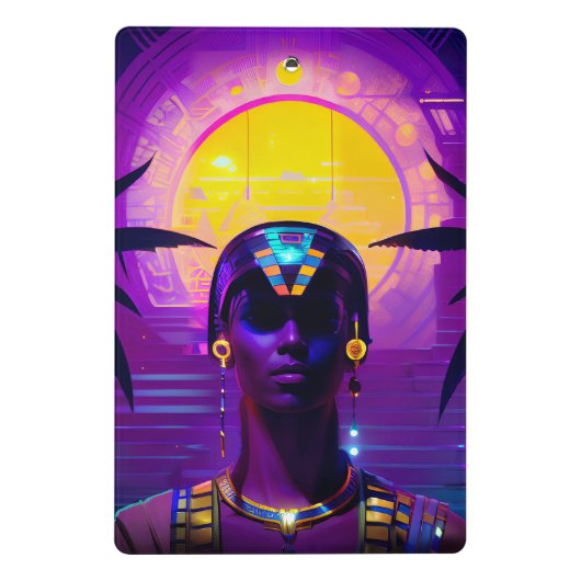 Mini Porte-bloc Pharaon Synthwave (Dos)