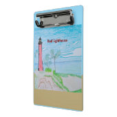 Mini Porte-bloc Phare rouge (Angle2)