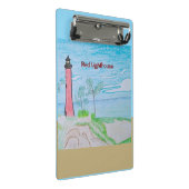 Mini Porte-bloc Phare rouge (Incliné)