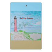 Mini Porte-bloc Phare rouge (Dos)