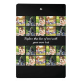 Mini Porte-bloc photocollage et texte (Dos)