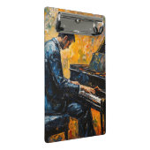 Mini Porte-bloc Piano Player - Peinture à l'huile (Incliné)