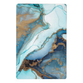 Mini Porte-bloc Pierre de marbre turquoise bleu turquoise agate Mo (Dos)