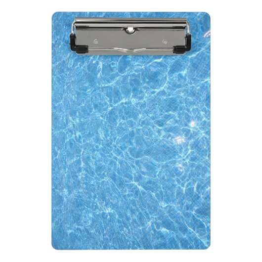 Mini Porte-bloc Piscine Eau Bleue Aqua Modèle moderne (Devant)