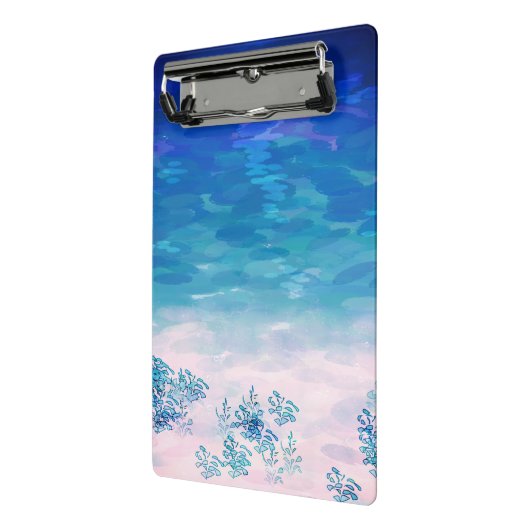 Mini Porte-bloc Plage de la mer bleue (Angle2)