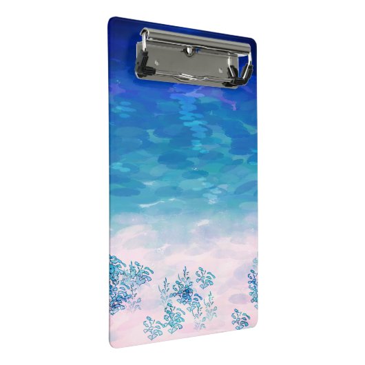 Mini Porte-bloc Plage de la mer bleue (Incliné)