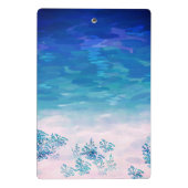 Mini Porte-bloc Plage de la mer bleue (Dos)