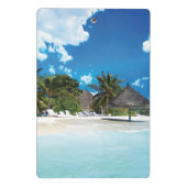 Mini Porte-bloc Plage exotique (Dos)
