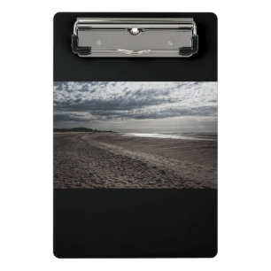 Mini Porte-bloc Plage nuageuse de la mer du Nord