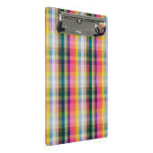 Mini Porte-bloc Plaid écossais abstrait (Incliné)