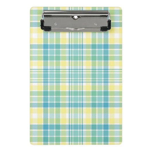 Mini Porte-bloc Plaid en pastel (Devant)