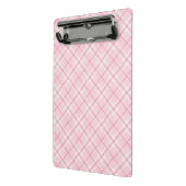 Mini Porte-bloc Plaid rose-clair (Angle2)