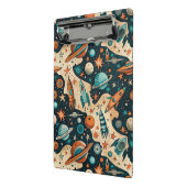 Mini Porte-bloc Planète de fusée spatiale rétro Pépinière orange s (Angle2)
