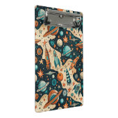 Mini Porte-bloc Planète de fusée spatiale rétro Pépinière orange s (Incliné)
