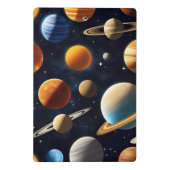 Mini Porte-bloc Planètes spatiales 2 (Dos)