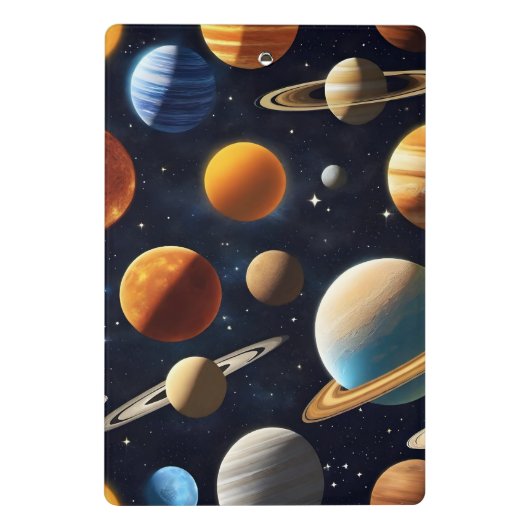 Mini Porte-bloc Planètes spatiales 2 (Dos)