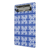 Mini Porte-bloc Planneur classique à motif bleu (Angle2)