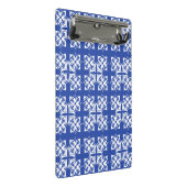 Mini Porte-bloc Planneur classique à motif bleu (Incliné)