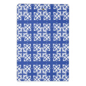 Mini Porte-bloc Planneur classique à motif bleu (Dos)