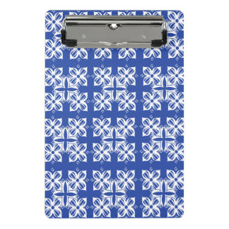 Mini Porte-bloc Planneur classique à motif bleu