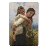Mini Porte-bloc Pleasant Burden par William Adolphe Bouguereau (Dos)