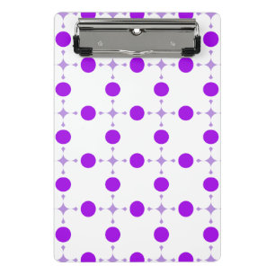 Mini Porte-bloc Points violets, Motif à pois, Pois, Pointillé