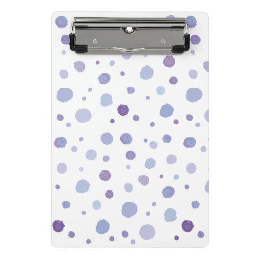 Mini Porte-bloc pois peint à la main (Devant)